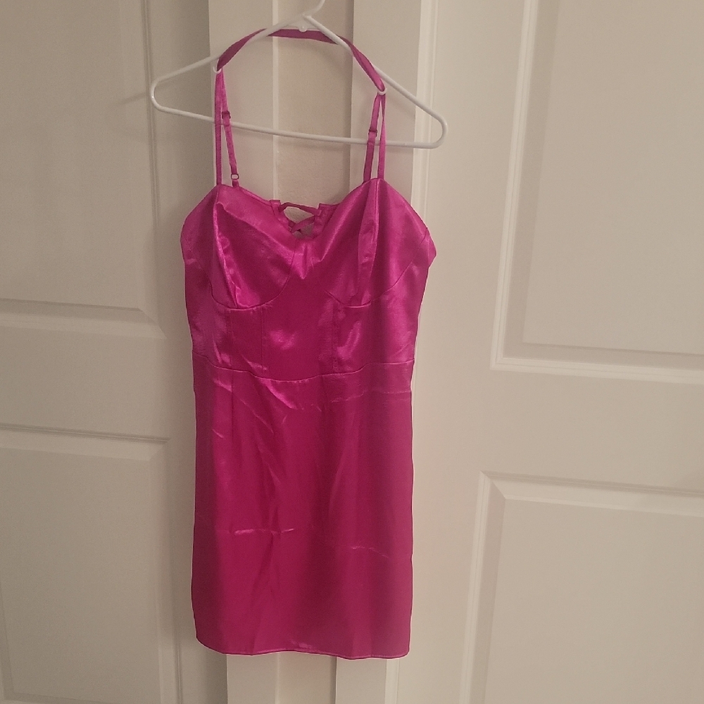 Wild Fable Shiny Pink Dress